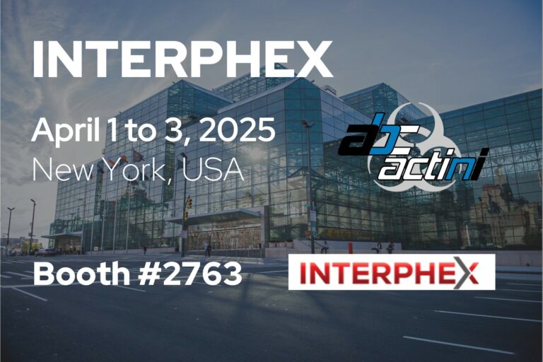 ABC Actini présent au salon INTERPHEX 2025.